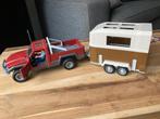 Schleich auto met trailer, Ophalen, Zo goed als nieuw