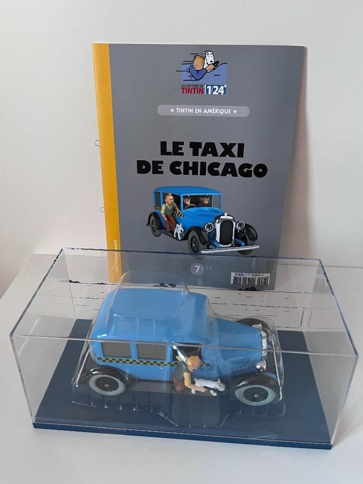 Tintin / Kuifje Auto 1:24 Le Taxi de Chicago (No. 7), Hobby en Vrije tijd, Modelauto's | 1:24, Nieuw, Auto, Overige merken, Ophalen of Verzenden