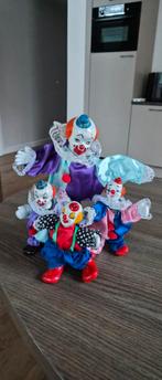 Verschillende vintage items clowns popjes eierdopjes ect, Ophalen of Verzenden