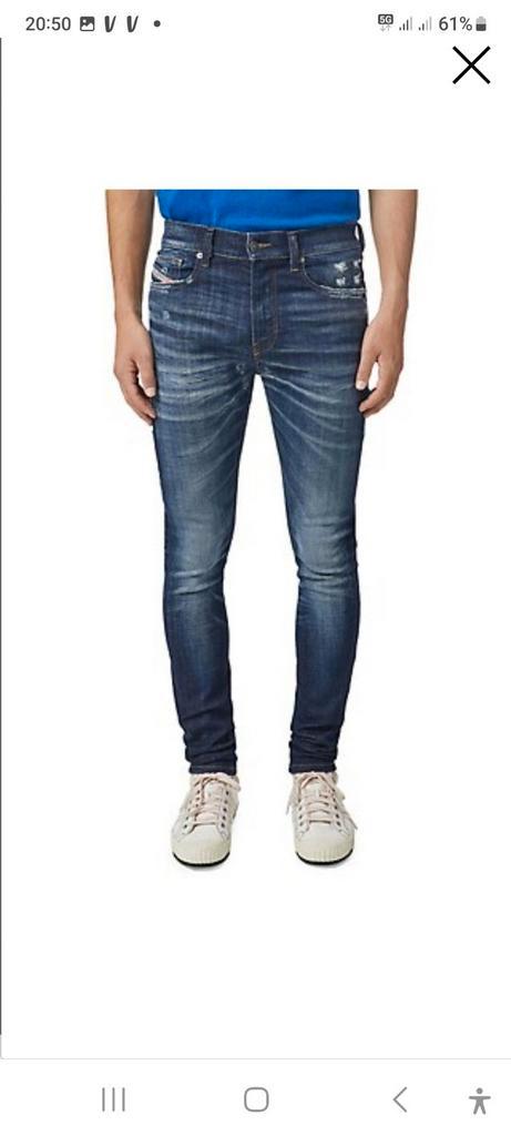 Diesel D-AMNY W32 L32 * 32x32 *DISTRESSED* - skinny - #D2449, Kleding | Heren, Spijkerbroeken en Jeans, Zo goed als nieuw, W32 (confectie 46) of kleiner