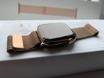 Apple watch 5 RVS gold 44mm + originele Milanese band +meer, Ophalen of Verzenden, Apple, Zo goed als nieuw