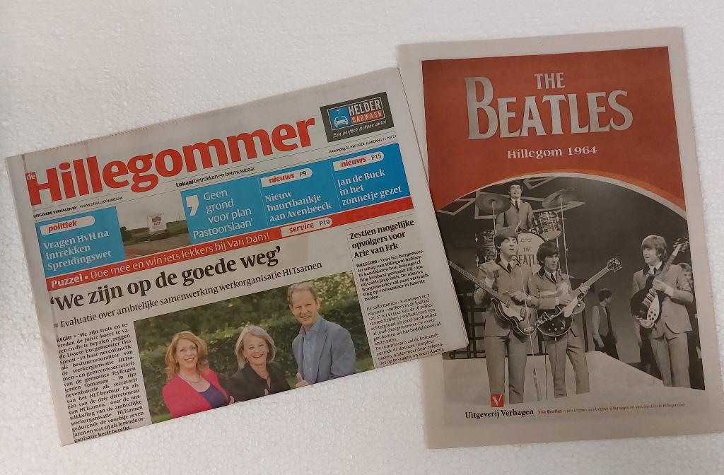 The Beatles in Hillegom MAGAZINE + KRANT Treslong 1964, Verzenden, Nieuw, Boek, Tijdschrift of Artikel