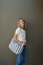 Nieuwe Zusss shopper gestreept €12,50 vaste prijs, Ophalen of Verzenden, Nieuw, Blauw