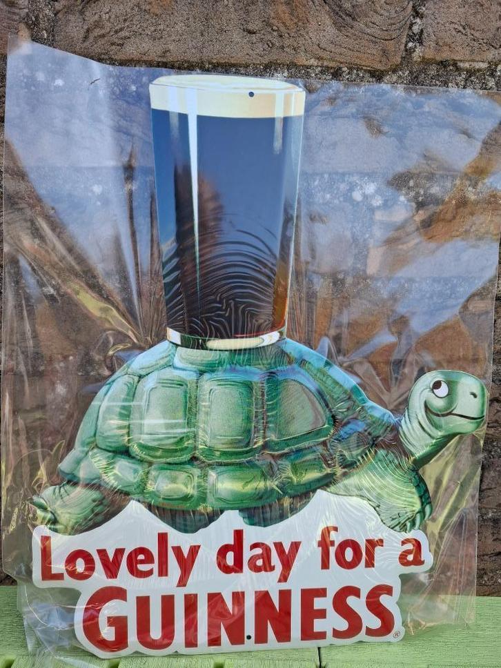 Guinness Schildpad nieuw in verpakking, Verzamelen, Biermerken, Nieuw, Reclamebord, Plaat of Schild, Overige merken, Ophalen of Verzenden