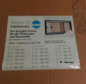 (dometic) seitz s3 schuifraam 700x600 rechter zijde beschikbaar voor biedingen
