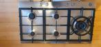 ATAG 5-pits gaskookplaat met wokbrander, Witgoed en Apparatuur, Kookplaten, Ophalen, Gebruikt, Inbouw, Gas