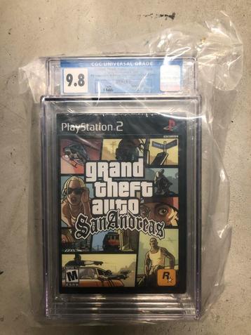 Grand Theft Auto: San Andreas PS2 - CGC 9.8 Sealed! beschikbaar voor biedingen