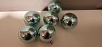 set 4 blauwe kerstballen voor maar € 1,00, Ophalen of Verzenden, Zo goed als nieuw