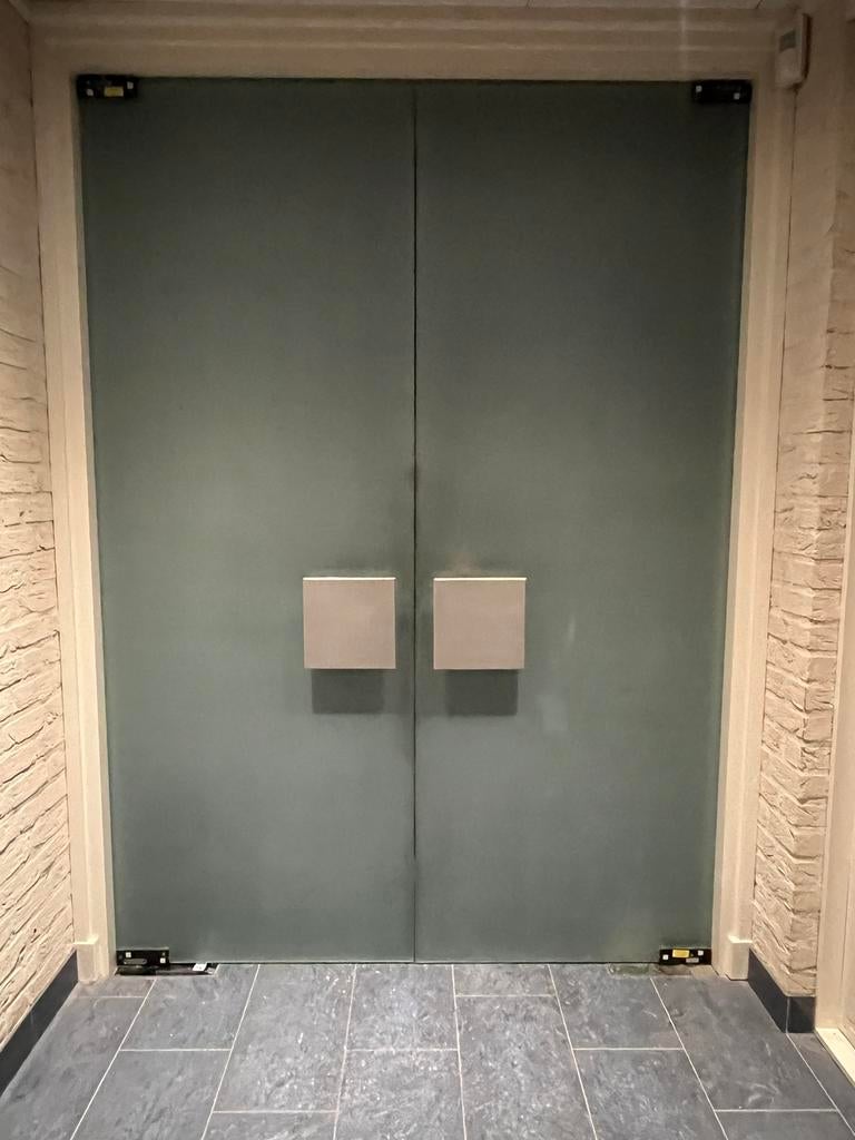 Leuke taatsdeuren melk glas deuren, Binnendeur, Ophalen of Verzenden, Glas, 120 cm of meer