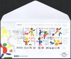 E474 - kind 2002 - kind en kleur - blok, Postzegels en Munten, Postzegels | Eerstedagenveloppen, Verzenden, Onbeschreven, Nederland