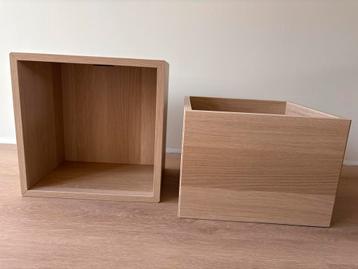 IKEA Wandkastje - Houten Opbergkast, 2 stuks