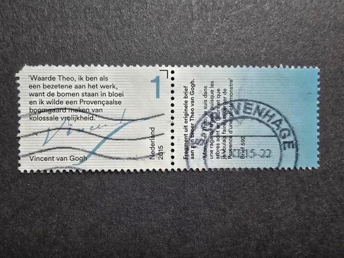 Nederlandse Postzegel 2015 - NVPH 3316 - Met Tab, Postzegels en Munten, Postzegels | Nederland, Gestempeld, Na 1940, Ophalen of Verzenden