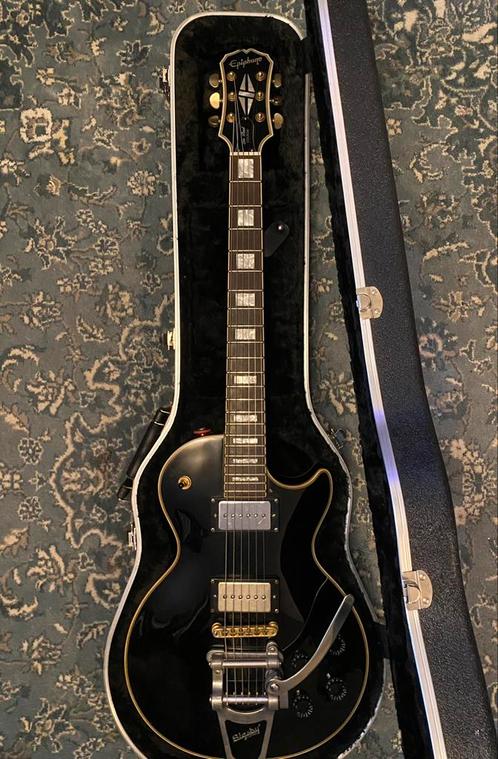 Epiphone Les Paul Custom P90’s, Muziek en Instrumenten, Snaarinstrumenten | Gitaren | Bas, Zo goed als nieuw, Ophalen of Verzenden