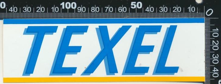 Sticker: Texel (2), Verzamelen, Stickers, Zo goed als nieuw, Bedrijf of Vereniging, Ophalen of Verzenden