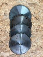 4 zaagbladen Ø250mm (asgat 30mm), Doe-het-zelf en Verbouw, Gereedschap | Zaagmachines, Gebruikt, 70 mm of meer, Overige typen