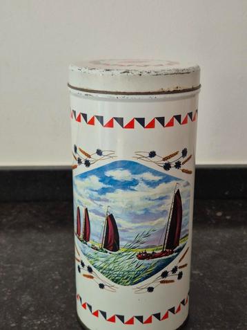 Vintage beschuitblik Van der Meulen beschikbaar voor biedingen