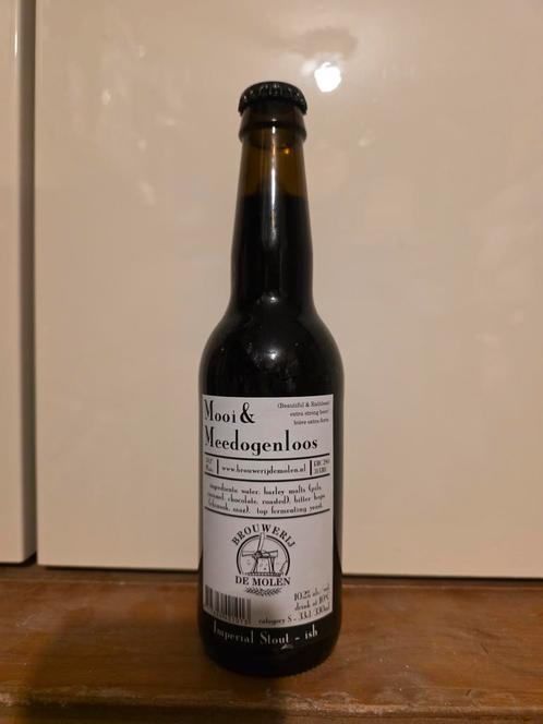 De Molen Mooi & Meedogenloos - Imperial Stout, Verzamelen, Biermerken, Nieuw, Flesje(s), Overige merken, Ophalen