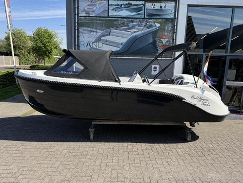 Oud Huijzer 570, Watersport en Boten, Sloepen, Gebruikt, 30 tot 50 pk, 3 tot 6 meter, Buitenboordmotor, Benzine, Polyester