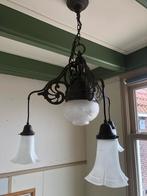 Art Deco hanglamp in gebruikte staat, Antiek en Kunst, Antiek | Lampen, Ophalen