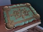 Vintage Florentijns dienblad zeer netjes! 37x27cm, Ophalen of Verzenden, Zo goed als nieuw, Hout