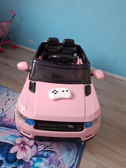 Roze Kinderauto met Afstandsbediening, Kinderen en Baby's, Speelgoed | Buiten | Accuvoertuigen, Gebruikt, Ophalen
