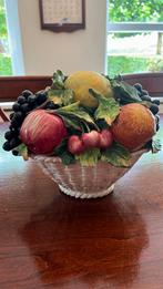 Leuke porseleinen fruitmand, Ophalen of Verzenden, Gebruikt