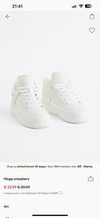 Toffe hoge witte sneakers H&M, maat 41, Kleding | Dames, H&M, Ophalen of Verzenden, Wit, Zo goed als nieuw