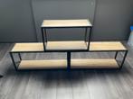Stalen wandrekken, Huis en Inrichting, Woonaccessoires | Wandplanken en Boekenplanken, Ophalen, Zo goed als nieuw
