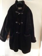 Michél Valérie warme jas maat 44 houtje touwtje donkerbruin, Ophalen of Verzenden, Zo goed als nieuw, Maat 42/44 (L), Zwart