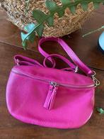 Mooi apart Pink / Roze echt leren tasje helemaal Nieuw !!, Ophalen of Verzenden, Nieuw, Roze, Schoudertasje