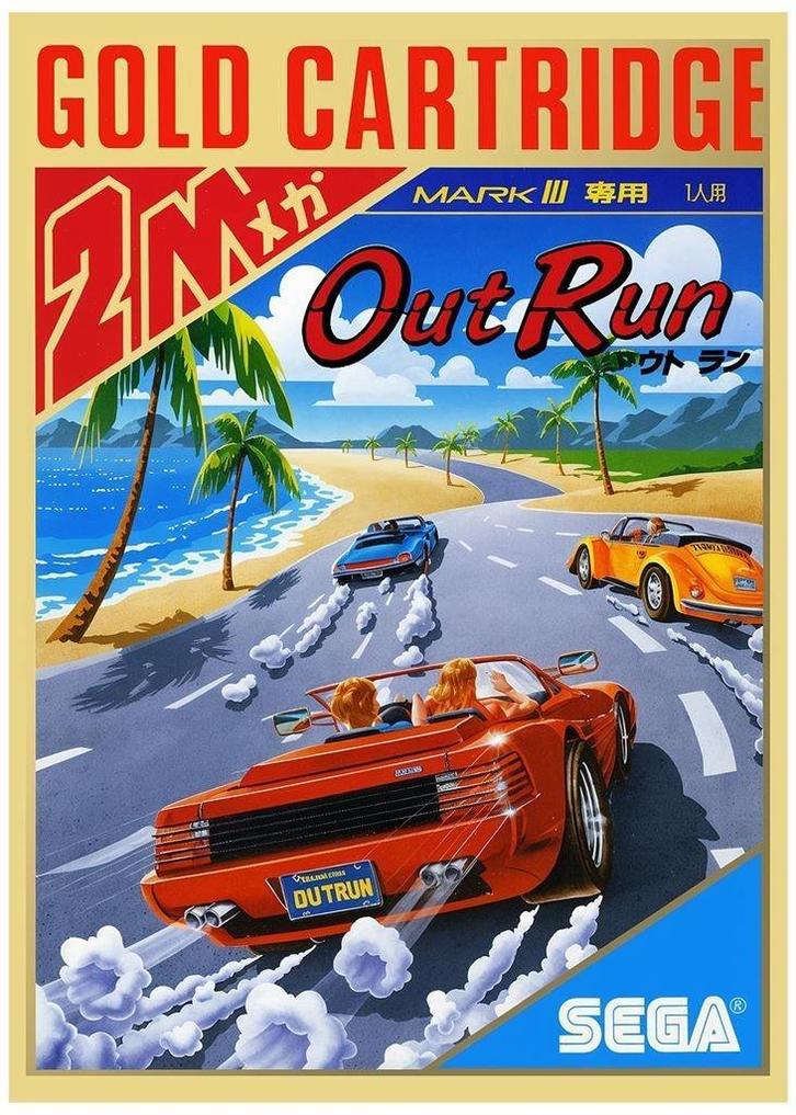 [Grote 50*70cm Game Poster] OUTRUN SEGA OUT RUN, Spelcomputers en Games, Games | Overige, Nieuw, 1 speler, Vanaf 3 jaar, Verzenden