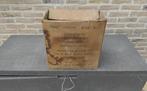 USA WO2 kartonnen rantsoenkist aardappel vlokken van 1944., Ophalen of Verzenden, Landmacht, Amerika, Kist of Geocache