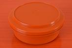 Retro vintage jaren 70 Tupperware voorraadtrommel, Ophalen of Verzenden, Gebruikt, Oranje, Bus of Trommel