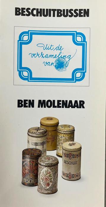 boekje verzameling beschuitbussen 1987 beschuitblikken 