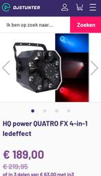 Hq power quatro fx, Muziek en Instrumenten, Ophalen, Zo goed als nieuw, Licht