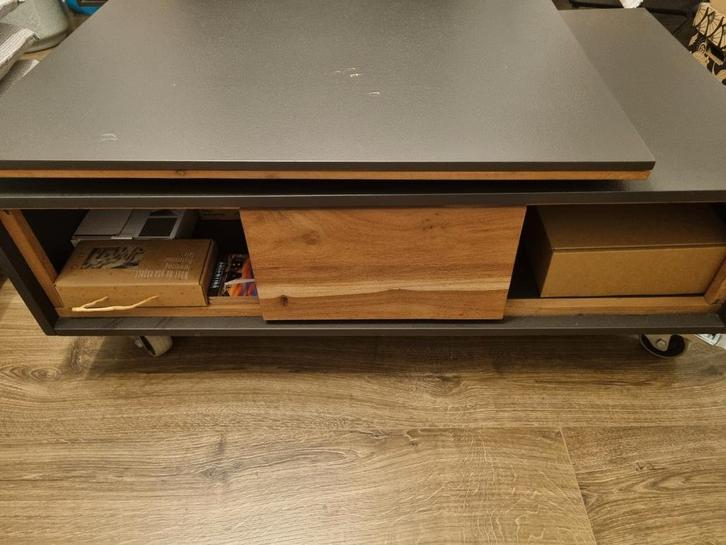 Xooon Cenon Salontafel met Draaibare Top, Huis en Inrichting, Tafels | Salontafels, Gebruikt, Minder dan 50 cm, 100 tot 150 cm