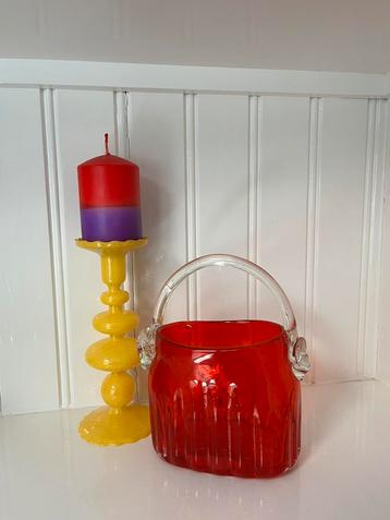 Retro Murano handtas glas beschikbaar voor biedingen