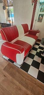 50's Bank en tafeltje/ American Bell Air, Ophalen, 150 tot 200 cm, Driepersoons, Zo goed als nieuw