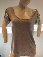 Guess shirt met paiettten maat m, Kleding | Dames, Guess, ., Beige, Ophalen of Verzenden