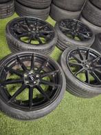 mooie set orgineel tec 19 inch 5x112 Hoogglans zwart, Auto-onderdelen, Banden en Velgen, 19 inch, Gebruikt, Banden en Velgen, Ophalen of Verzenden