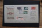 Nederland FDC E10 100 jaar postzegels Itep open klep, Postzegels en Munten, Ophalen of Verzenden, Beschreven, Nederland