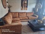 Cognac kleur bankstel, Ophalen, Gebruikt