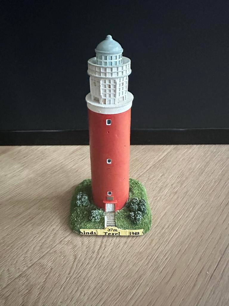 Leuke decoratieve vuurtoren Texel souvenir, Verzamelen, Beelden en Beeldjes, Ophalen of Verzenden, Gebruikt, Overige typen