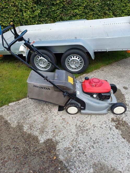 Honda HRB 476 Hydrostatic! Met Rotostop (meskoppeling)!, Tuin en Terras, Grasmaaiers, Gebruikt, Benzine-grasmaaier, 50 cm of meer
