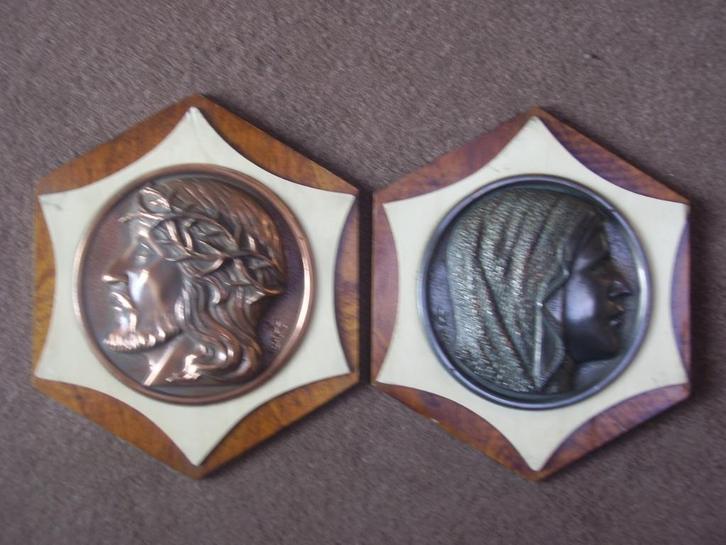 Christus en Maria, Verzamelen, Religie, Kaart of Prent, Verzenden