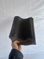 +_ 1400  OVH dakpannen en vorsten - Zwart gebruikt, Ophalen, Gebruikt, Steen of Klei, Zwart