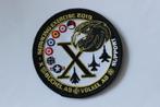 patch x-servicing exercise 2019 buchel,volkel stoffen versie, Verzenden, Zo goed als nieuw, Patch, Badge of Embleem