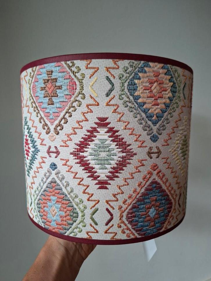 Nieuwe unieke handgemaakte lampenkap jaquard met wybers, Huis en Inrichting, Lampen | Lampenkappen, Ophalen of Verzenden