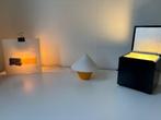 3 vintage lampjes, Cini & Nils, Copylight en mushroom lampje, Minder dan 50 cm, Glas, Gebruikt, Vintage