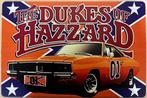 The Dukes of Hazzard auto reclamebord van metaal wandbord